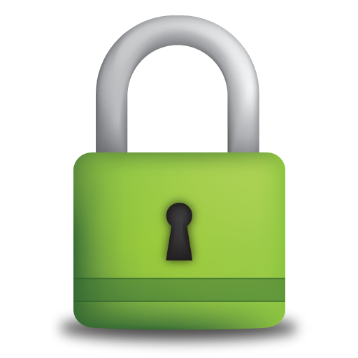 green padlock icon 47073